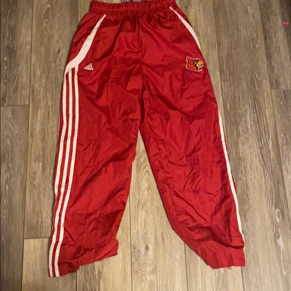 Adidas Louisville cardinals Youth Medium pants